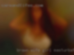Brown wife girl masturbating solo.